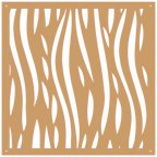 Diseño geométrico abstracto en panel decorativo de pared