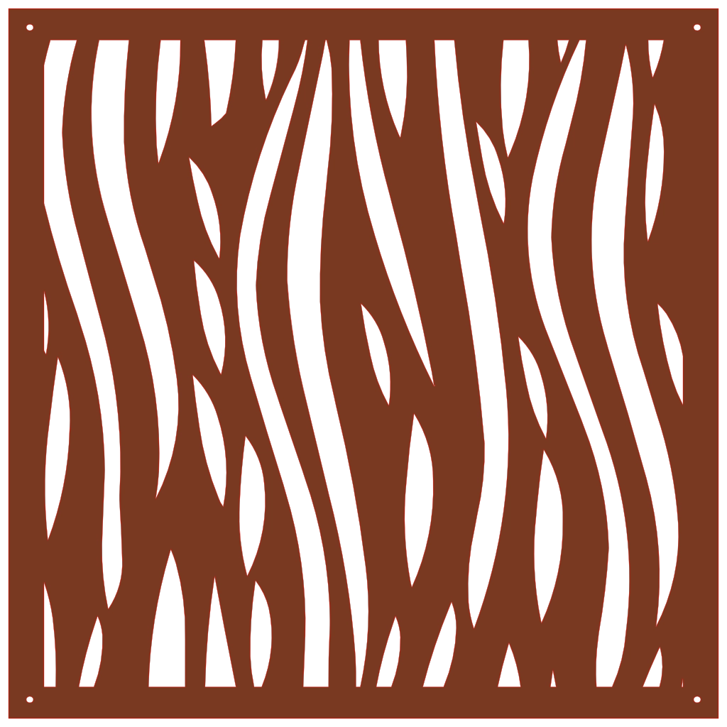 Diseño geométrico abstracto en panel decorativo de pared