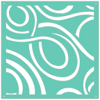 Panel ornamental geométrico para decoración interior