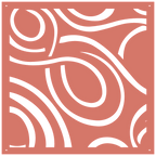 Panel ornamental geométrico para decoración interior