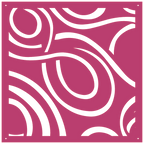 Panel ornamental geométrico para decoración interior