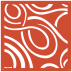 Panel ornamental geométrico para decoración interior