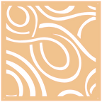 Panel ornamental geométrico para decoración interior