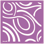 Panel ornamental geométrico para decoración interior