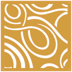 Panel ornamental geométrico para decoración interior