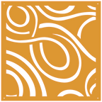 Panel ornamental geométrico para decoración interior