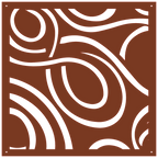 Panel ornamental geométrico para decoración interior