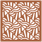 Panel ornamental geométrico para decoración interior