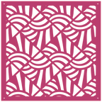 Panel ornamental geométrico para decoración interior