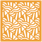 Panel ornamental geométrico para decoración interior