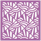 Panel ornamental geométrico para decoración interior