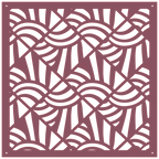 Panel ornamental geométrico para decoración interior