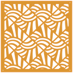 Panel ornamental geométrico para decoración interior