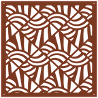 Panel ornamental geométrico para decoración interior