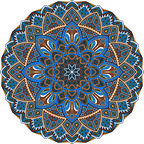 Decoración multicapa geométrica