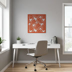 Panel mural decorativo tropical para interior moderno