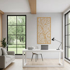 Revestimiento mural con panel ornamental naturalezas 