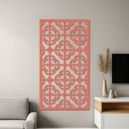 Panel ornamental modular geométrico para diseño de interiores elegantes