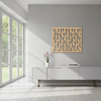 Panel ornamental geométrico para decoración interior