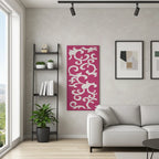 Composición mural con paneles geométricos modulares de diseño moderno