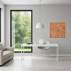 Detalle de panel decorativo geométrico de diseño moderno