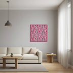 Panel ornamental geométrico para decoración interior