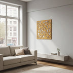 Panel decorativo orgánico para interiores modernos