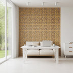 Revestimiento mural con panel ornamental geométrico moderno