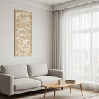 Composición mural con paneles geométricos modulares de diseño moderno