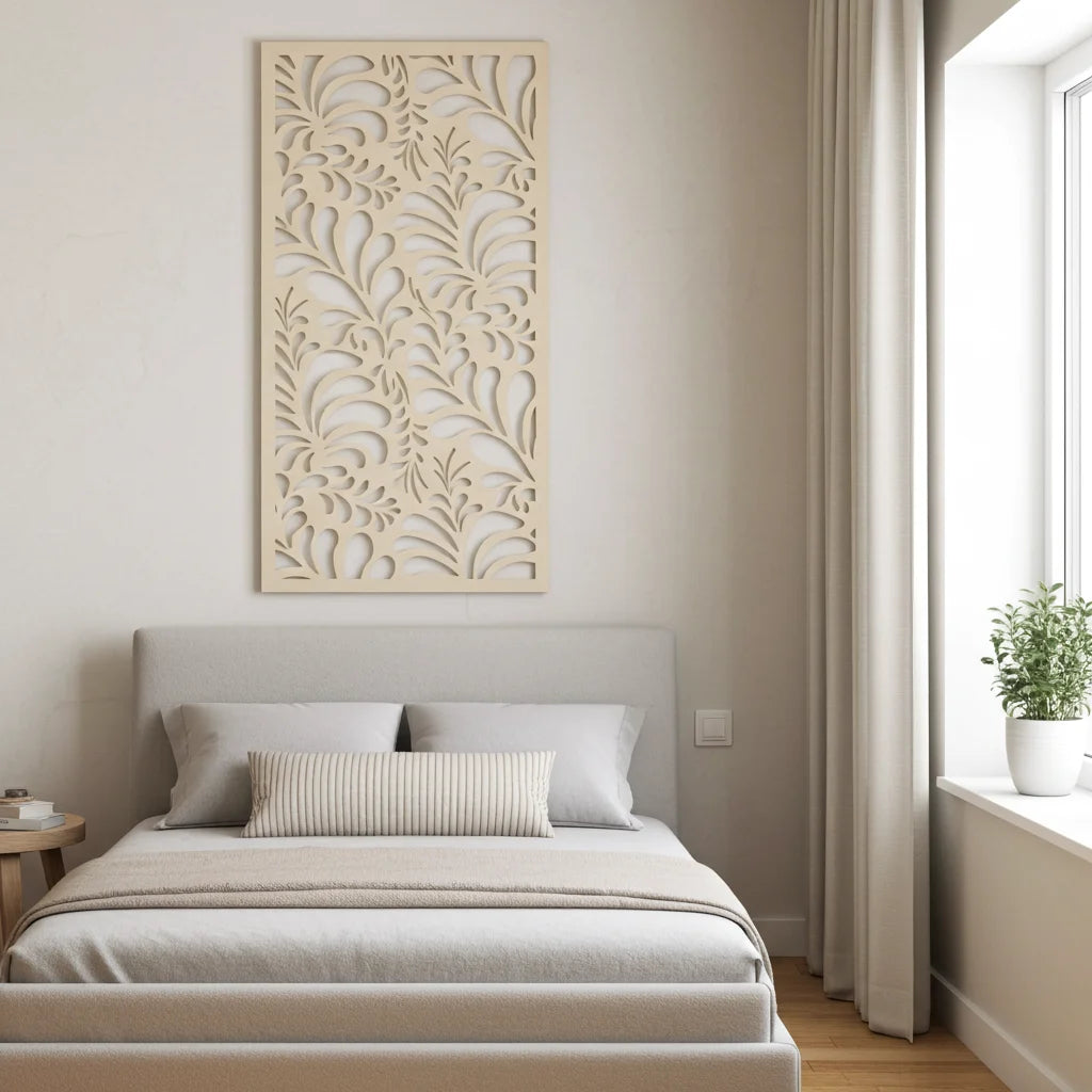 paneles decorativos geométricos para pared

panel decorativo con diseño floral para pared

panel de pared con hojas decorativas