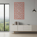 Panel ornamental modular geométrico para diseño de interiores elegantes