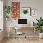 Panel mural decorativo tropical para interior moderno