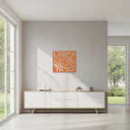 Detalle de panel decorativo geométrico de diseño moderno