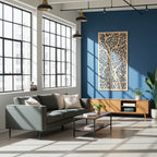 Revestimiento mural con panel ornamental naturalezas 