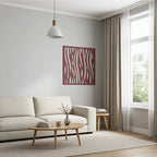 Diseño geométrico abstracto en panel decorativo de pared