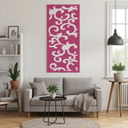 Composición mural con paneles geométricos modulares de diseño moderno